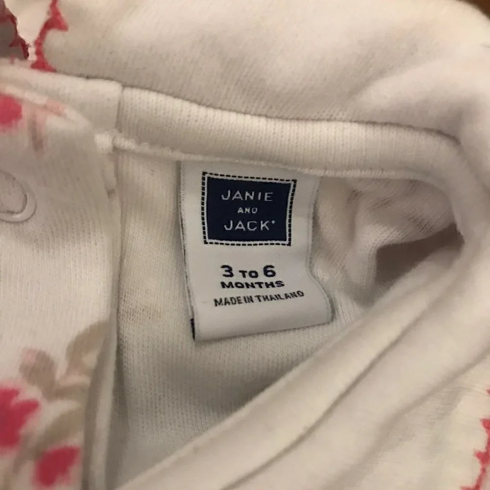 Janie and Jack Baby sleeper onsie
